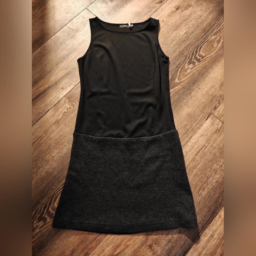 THML Black and Gray Mini Dress